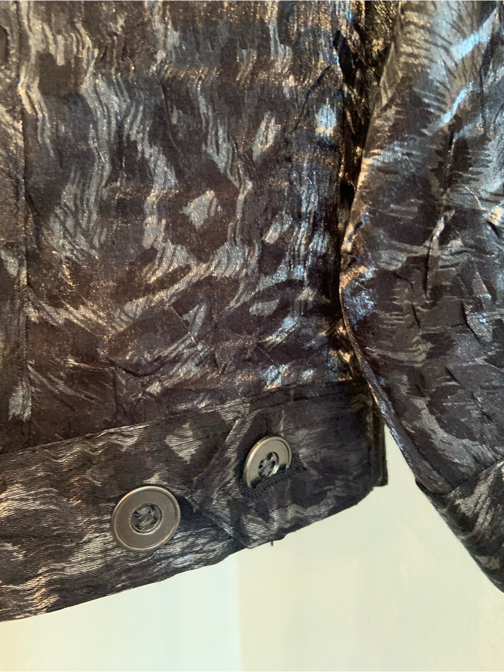 Ruby Rd Women's Black Animal Print Lightweight Jacket - Picture 8 of 9